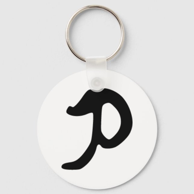 Chaveiro Pulseira de Teclas com Monograma P (Frente)