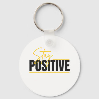 Chaveiro Pulseira de Teclas Stay Positive – Motivação Diári