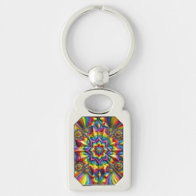 Chaveiro Pulseira especial com design de cores LGBTQ (Frente)