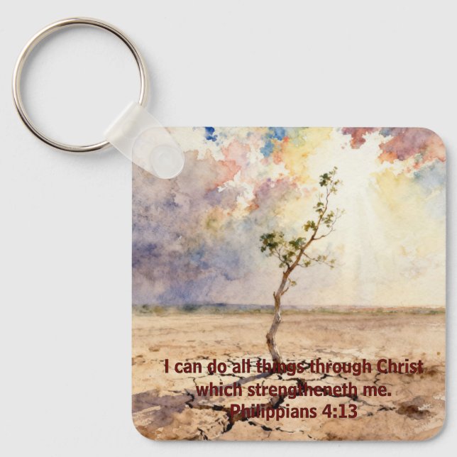 Chaveiro Pulseira Filipenses 4:13 (Frente)