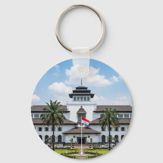 Chaveiro Pulseira icônica Gedung Sate Bandung Indonésia (Frente)