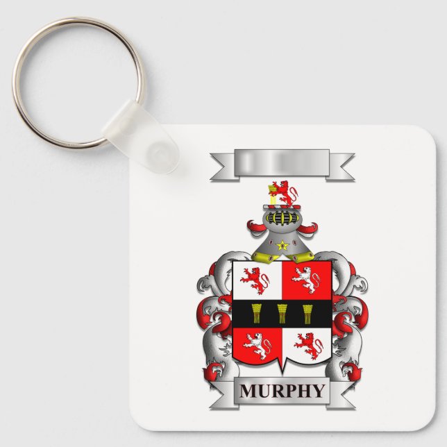 Chaveiro Pulseira Murphy Sobrenome e Escudo (Frente)