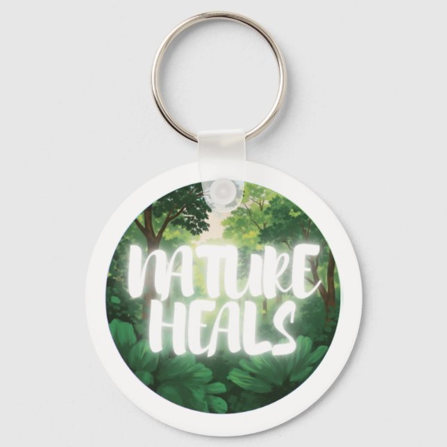 Chaveiro Pulseira NATURE HEALS (Frente)