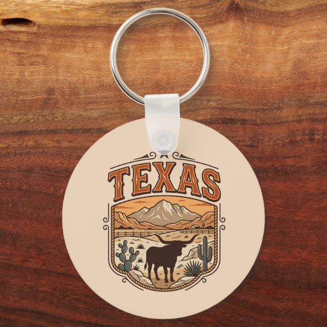 Chaveiro Pulseira Personalizada do Texas (Frente)