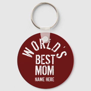 CHAVEIRO PULSEIRA PERSONALIZADA MELHOR MÃE DO MUNDO