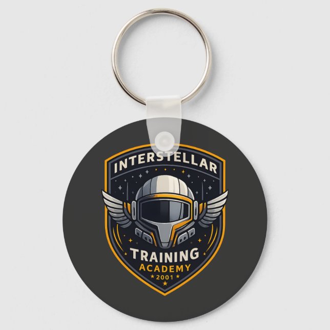 Chaveiro Pulseira redonda da Academia de Treinamento Intere (Frente)