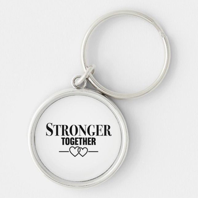 Chaveiro Pulseira Stronger Together (Frente)