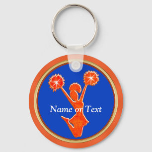 Chaveiro Pulseiras de Apoio Personalizadas Laranja e sua CO