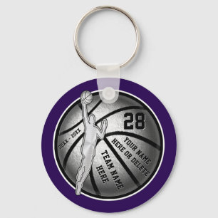 Chaveiro Pulseiras de Basquete Baratas SUAS CORES, 4 Caixas