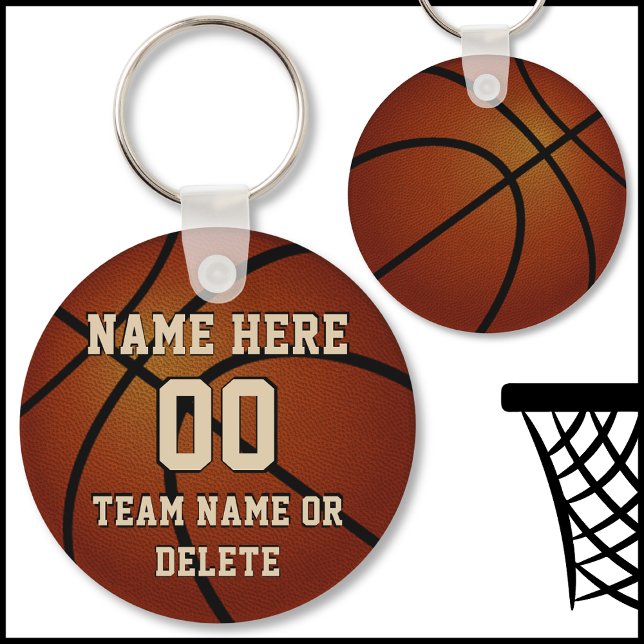 Chaveiro Pulseiras de Basquete Personalizadas Baratas, 3 Te (Cheap Basketball Team Gifts. Gifts for basketball players from coach. Basketball party Favors. Cool.)