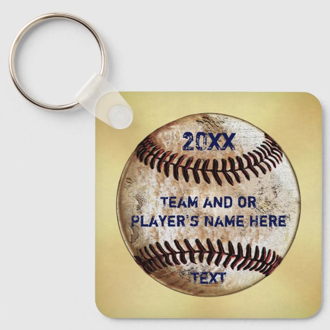 Chaveiro Pulseiras de beisebol personalizadas, Favor de fes (Frente)