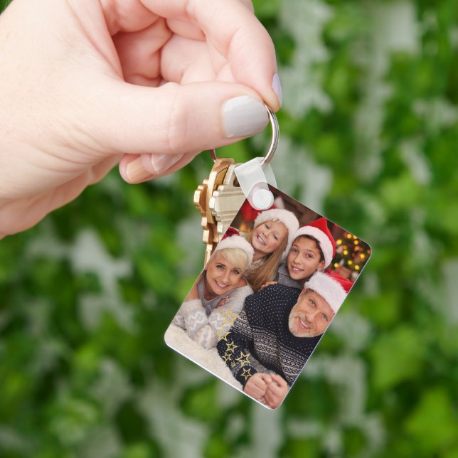 Chaveiro Pulseiras de Chave com Foto em Ambos os Lados, Fot (Mão)