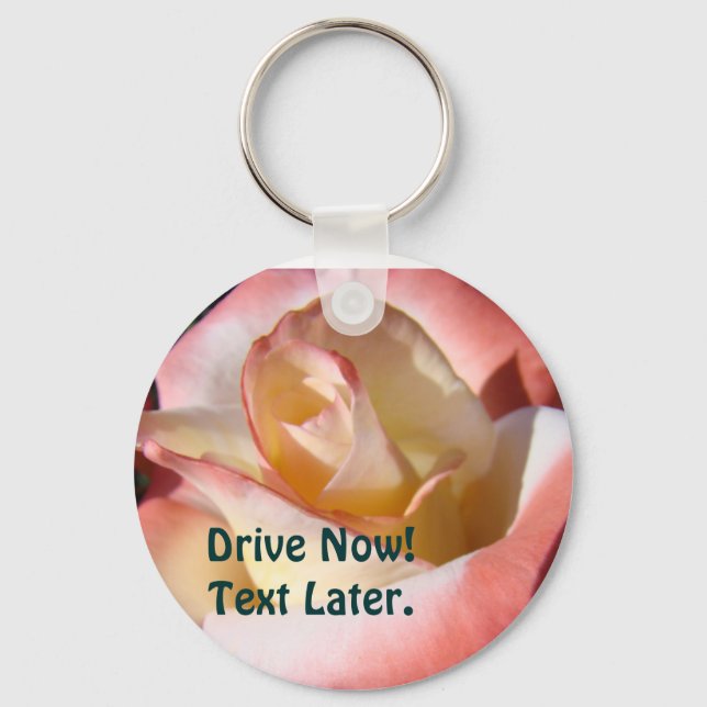 Chaveiro Pulseiras de chave com texto Dirija Agora, Depois  (Frente)