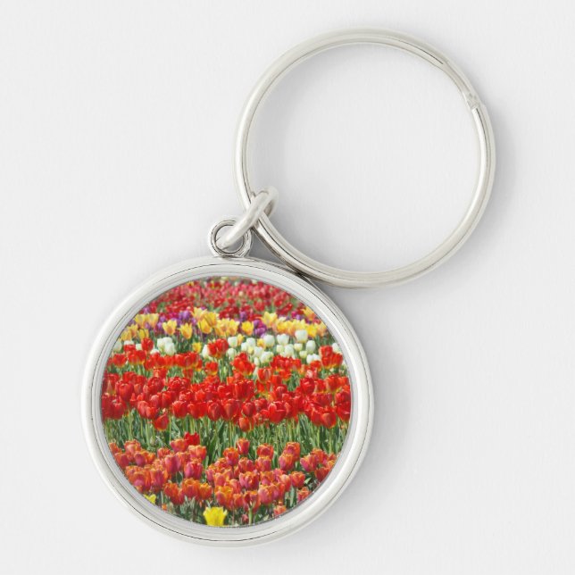 Chaveiro Pulseiras de festa de flores de tulipa Tulipas Flo (Frente)