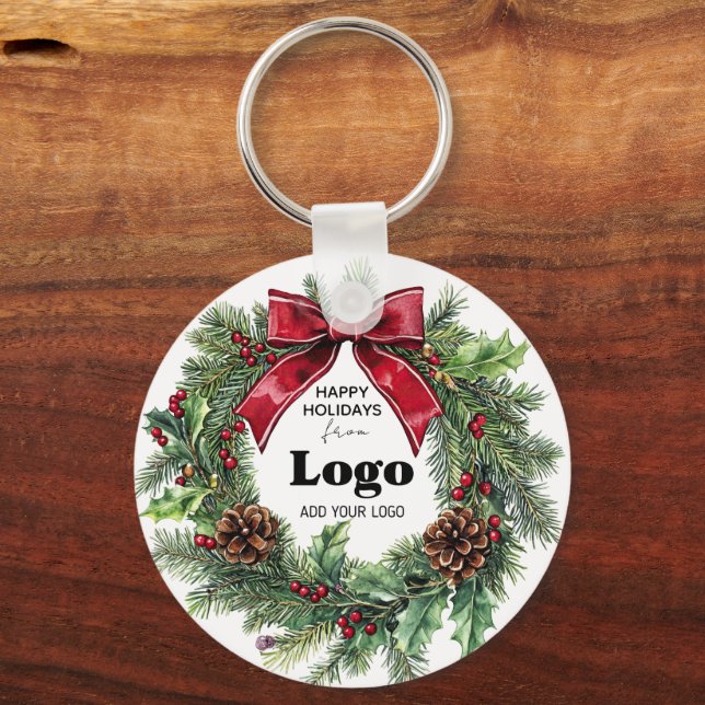 Chaveiro Pulseiras de Natal com Logotipo Empresarial para C (Frente)
