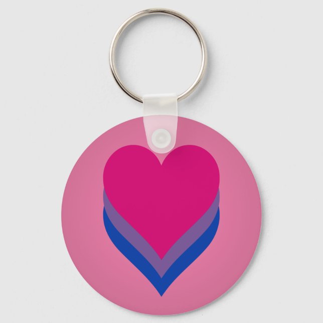 Chaveiro Pulseiras de orgulho bissexual (Frente)