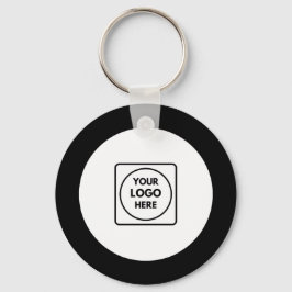 Chaveiro Pulseiras de Teclas com Logo Preto e Branco Clássi