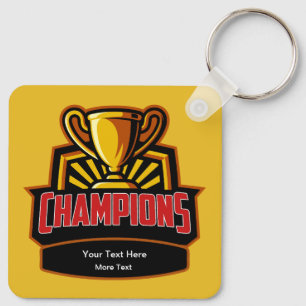 Chaveiro Pulseiras de Time Campeão Simples Moderna 