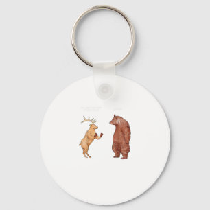Chaveiro Pulseiras de Urso Oh Cervo Frases Engraçadas Prese
