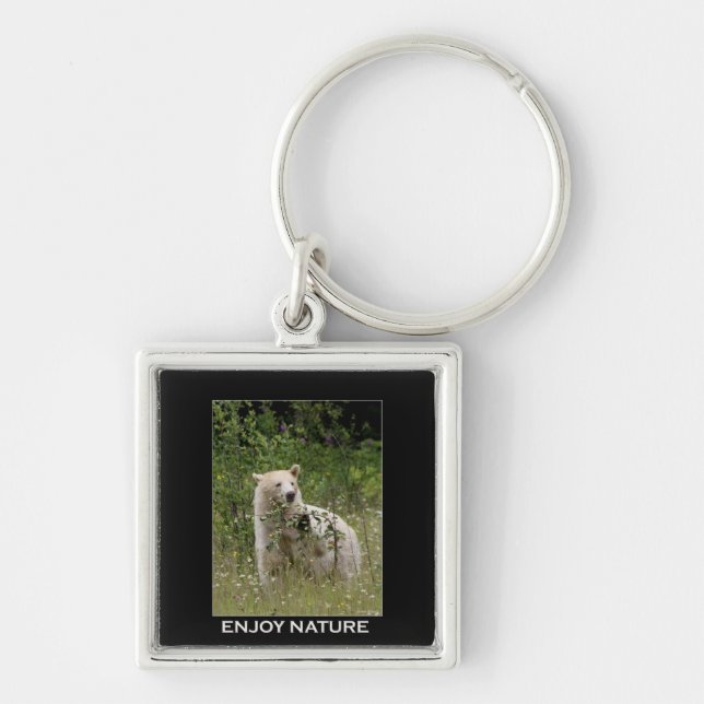 Chaveiro Pulseiras do Urso "Espírito" Kermode (Frente)