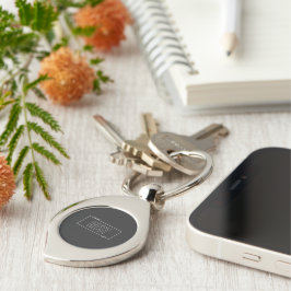 Chaveiro Pulseiro de Metal Minimalista Viva Sua Melhor Vida