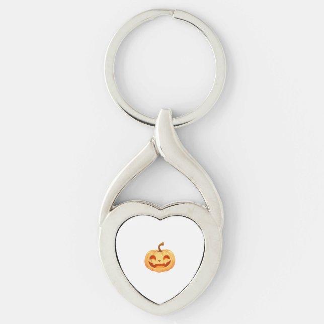 Chaveiro Pumpkin Bonito Jack O Lanterna Turtle Sea Hallowee (Frente)