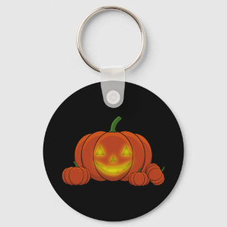 Chaveiro Pumpkin brilhante Jack-o'-Lanterna