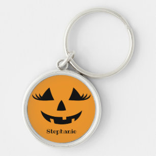 Chaveiro Pumpkin Jack O Lanterna Pisca Com Nome Próprio