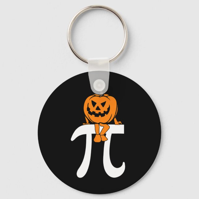 Chaveiro Pumpkin Pie Math Dia de as Bruxas engraçado Ação d (Frente)