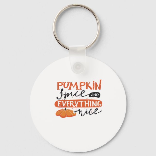 Chaveiro Pumpkin Spice E Latte (Frente)