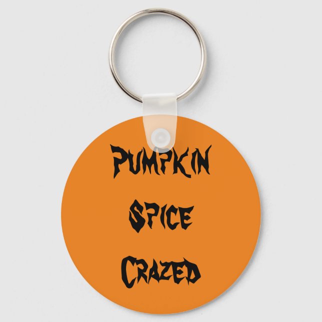 Chaveiro Pumpkin Spice Louca (Frente)