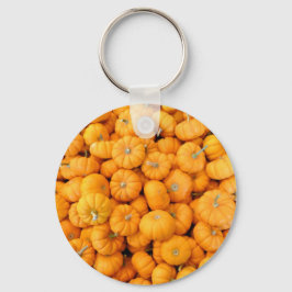 Chaveiro Pumpkins de Colheita de Pequeno Laranja
