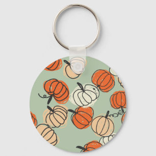 Chaveiro Pumpkins: Um padrão perfeito de Ação de Graças.