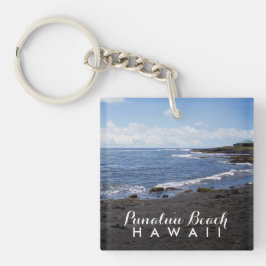 Chaveiro Punalu'u Black Sand Beach Hawaii