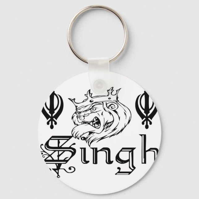 Chaveiro Punjabi Khanda Sikh Khalsa Merchandise (Frente)