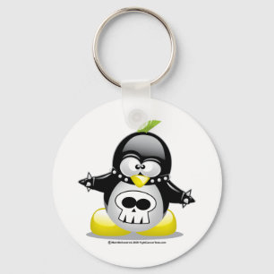 Chaveiro Punk Rocker Penguin