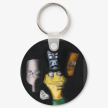 Puppets in the dark ( Erica Crooks puppet art )