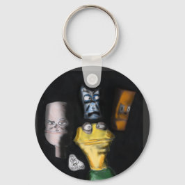 Chaveiro Puppets in the dark ( Erica Crooks puppet art )