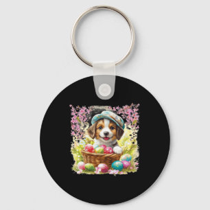 Chaveiro Puppy Com Um Cheio De Soquete De Ovos De Páscoa; F