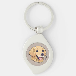 Chaveiro Puppy de Ouro personalizado