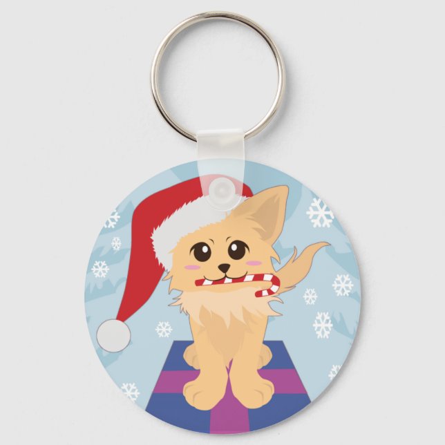 Chaveiro Puppy Natal (Frente)