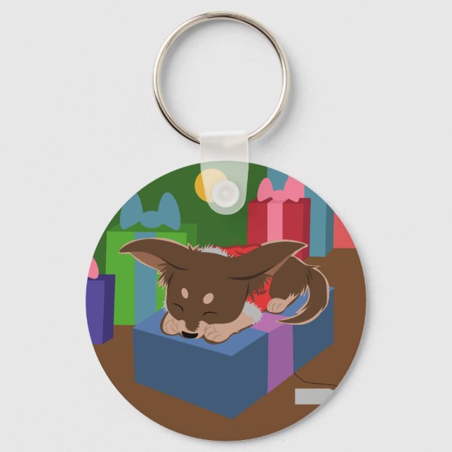 Chaveiro Puppy presente (Frente)