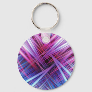 Chaveiro Purple and blue light beams pattern