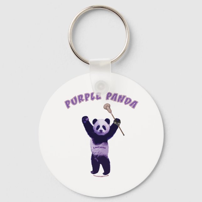 Chaveiro Purple Panda Lacrosse (Frente)