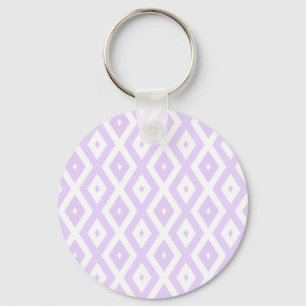 Chaveiro Púrpura e padrão de diamante branco