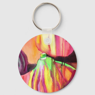 Chaveiro Púrpura Figos originais pintura à água