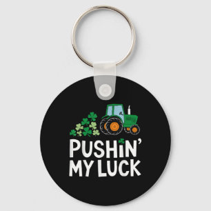 Chaveiro Pushin My Luck Rua. Patricks Day Shamrock Irish Bo