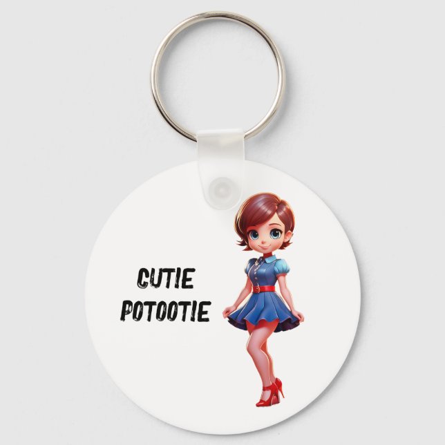 Chaveiro putootia-cutia (Frente)