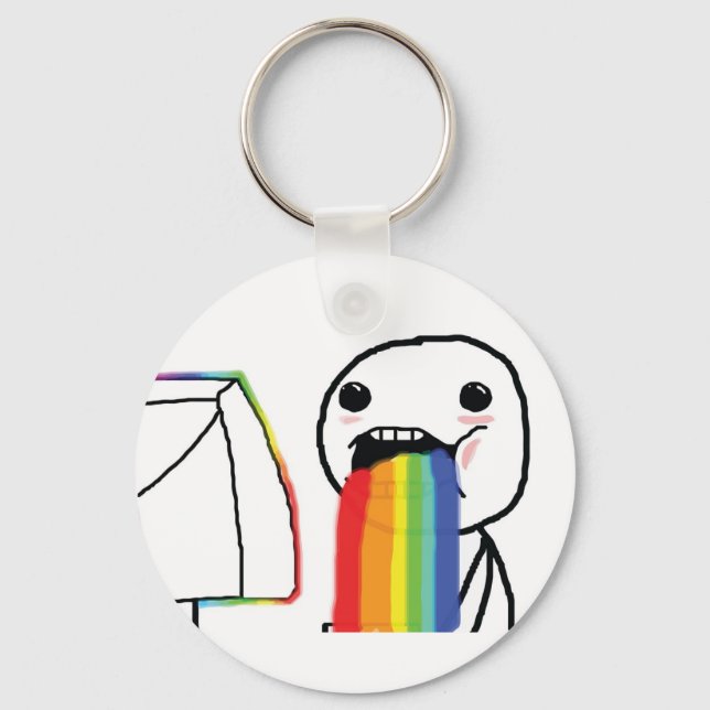 Chaveiro Puxando arco-íris (Frente)