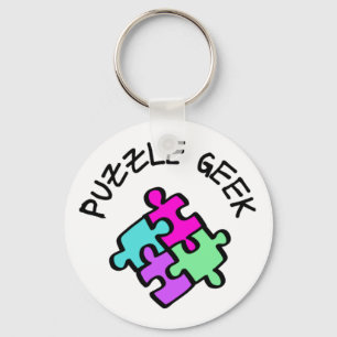 Chaveiro Puzzle Geek   